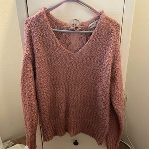 Soft rose sweater